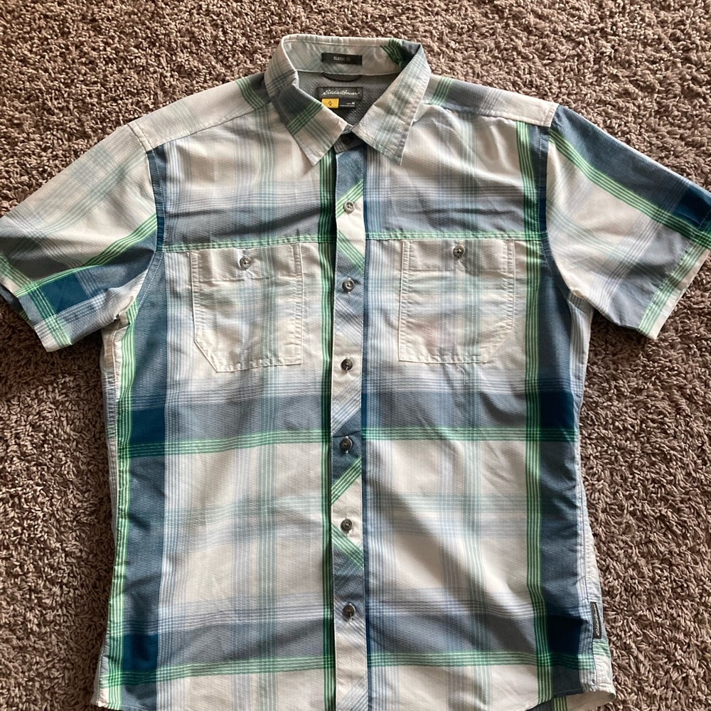 Eddie Bauer men’s hiking shirt M